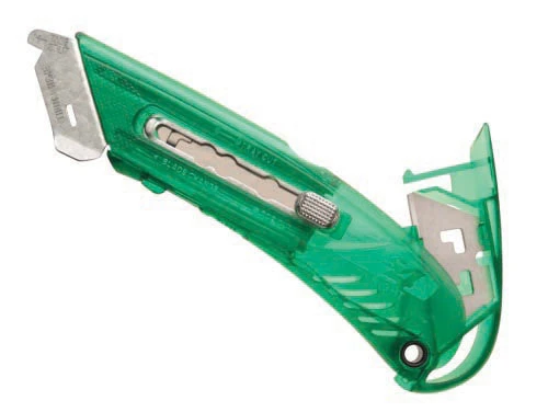 S4R, PHC Right Handed Safety Knife with Tape Splitter Green