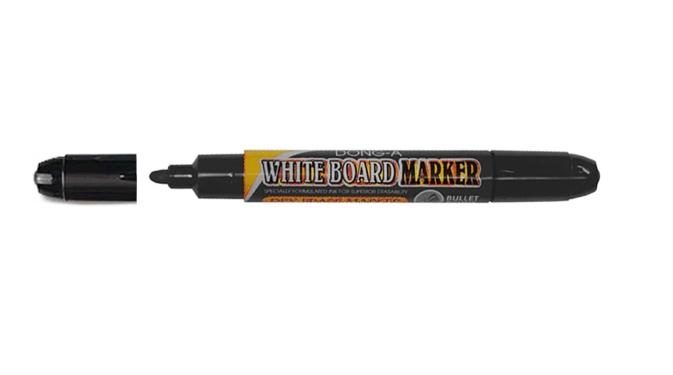 BOARDPEN BLACK DONG-A Bullet Tip Whiteboard Markers