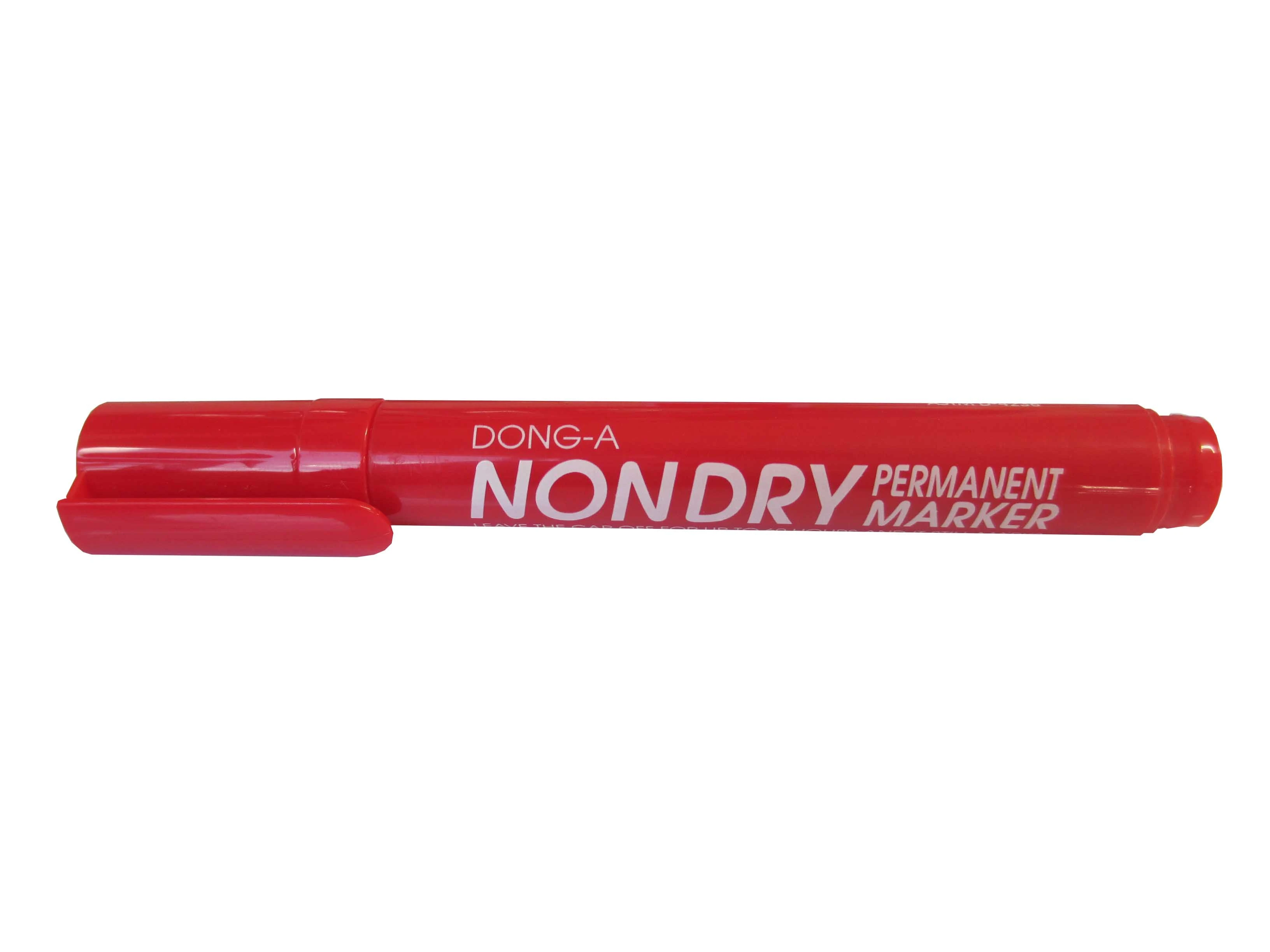 NON-DRY RED DONG-A Permanent Marker Pen
