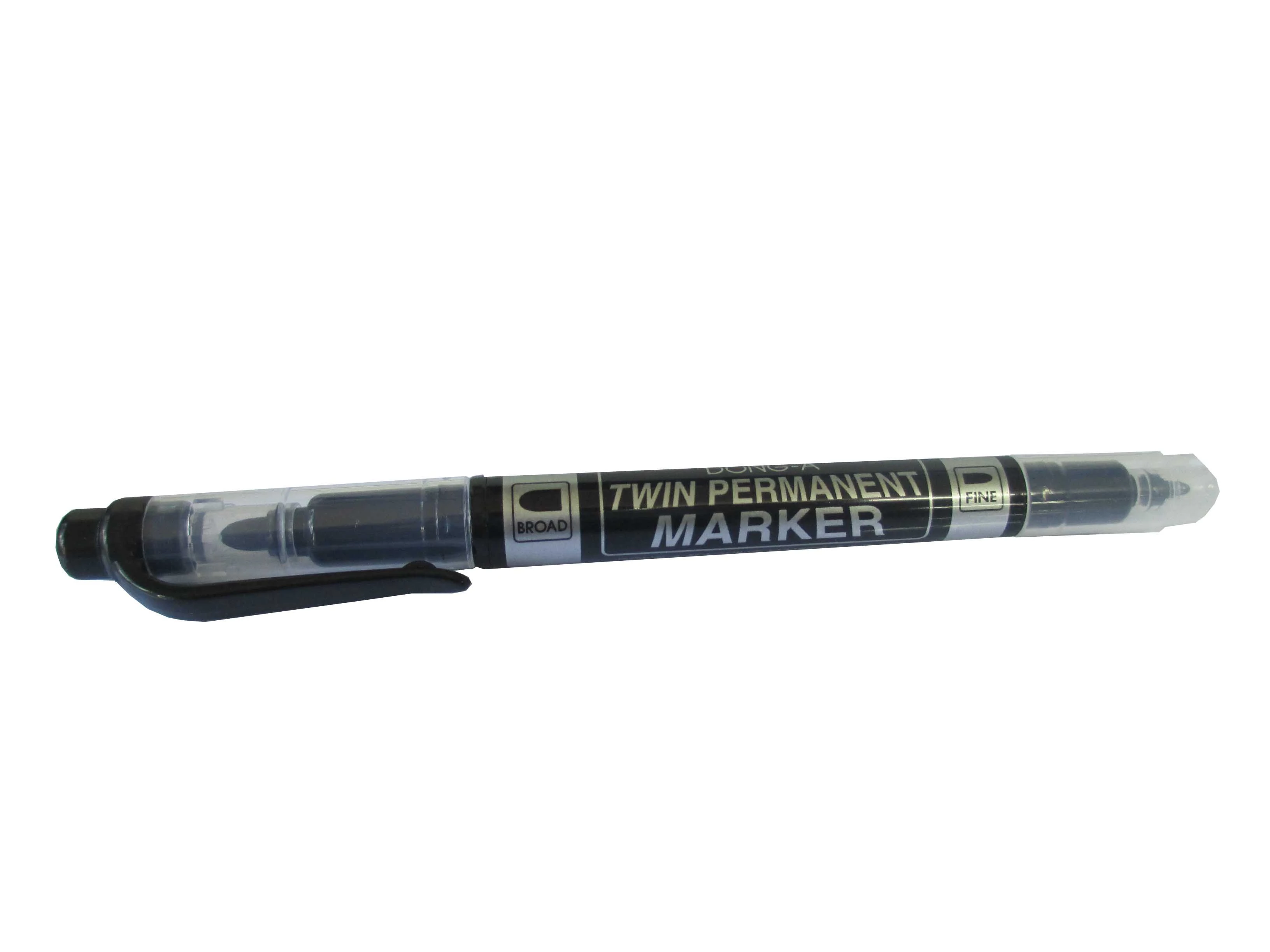 TWINMARKER BLACK DONG-A Permanent Twin Tip Marker