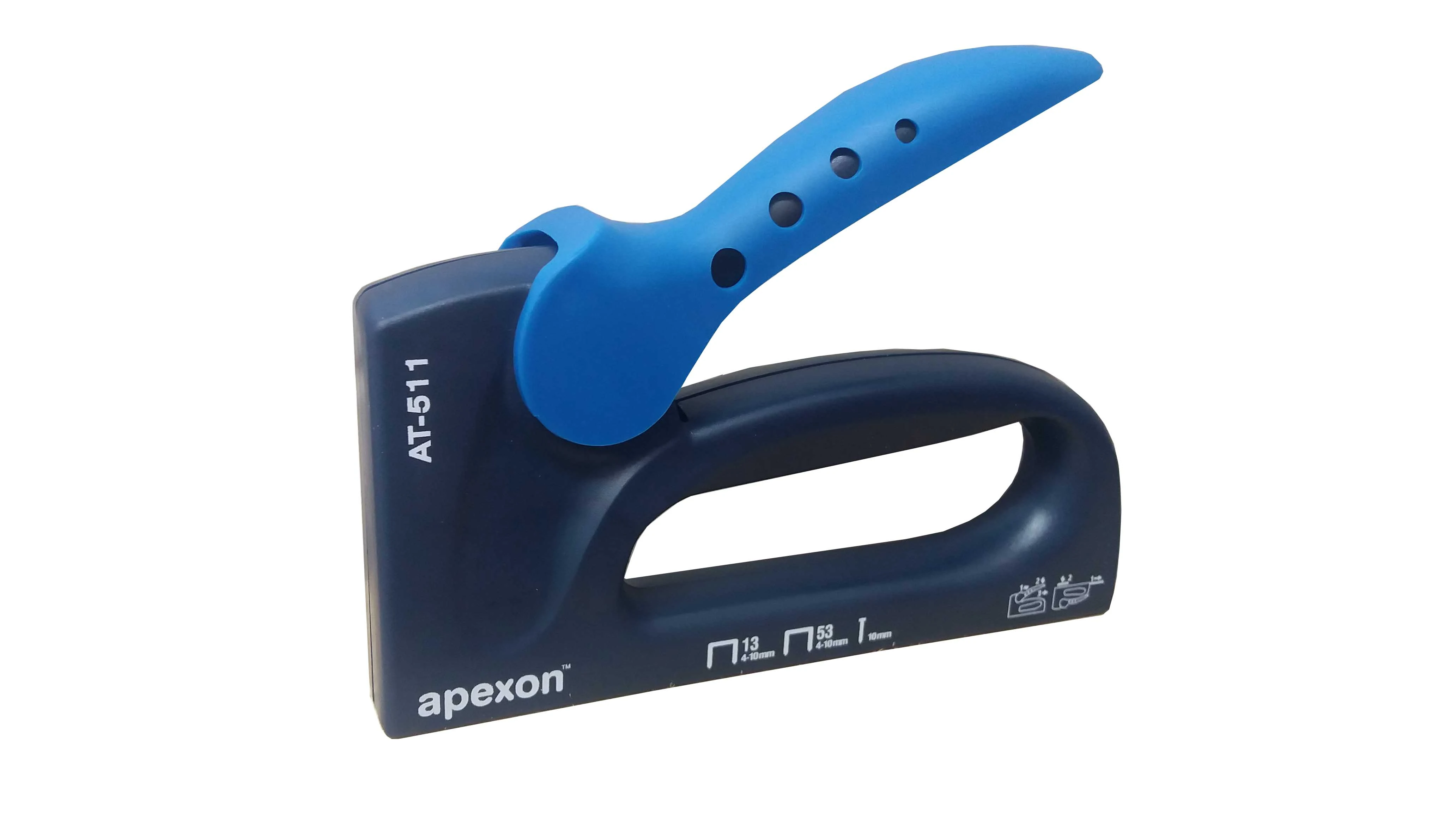AT511 APEXON 3 in 1 Light weight Hand Tacker uses 13, 53 &amp; SP3023 series staples and F10 brads