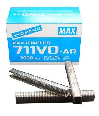 711V0-AR MAX® 11mm Aluminium Bagging Staples 2,000pcs/Box