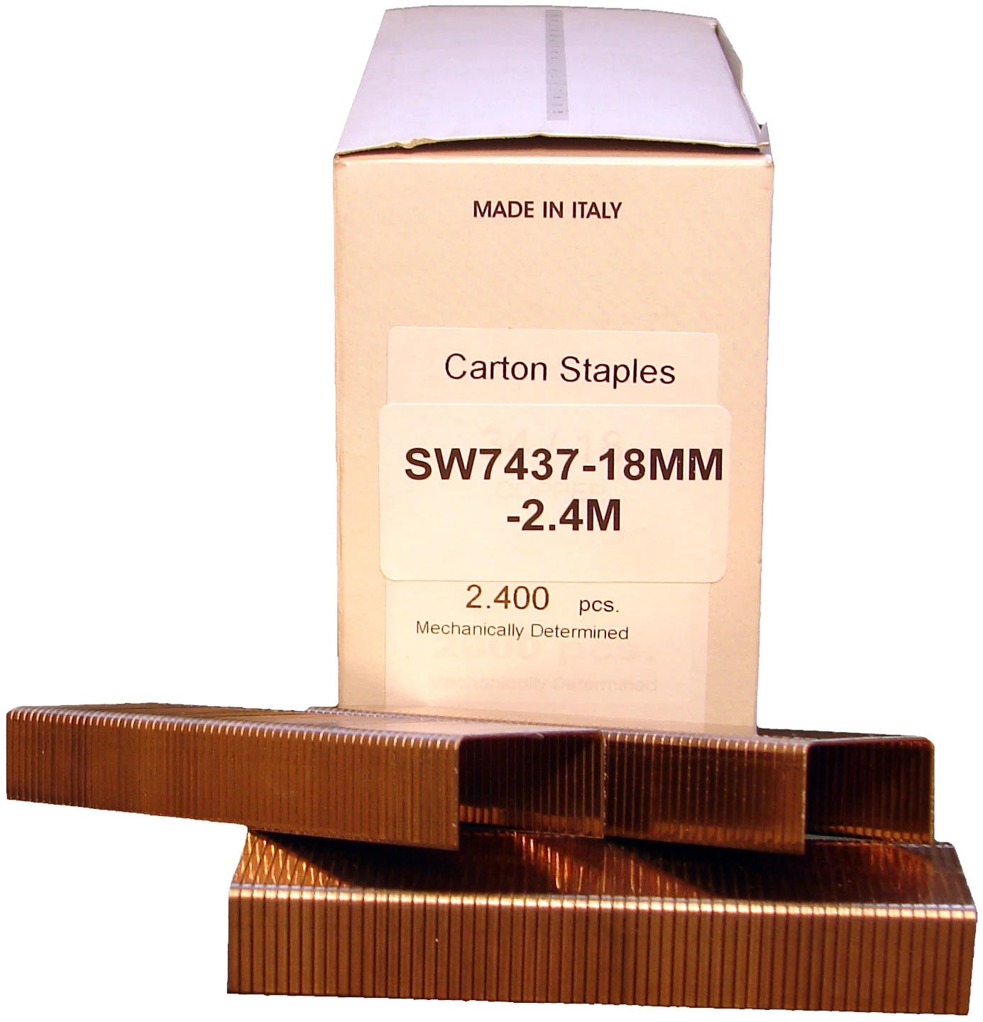 SW7437-18MM-2.4M OMER® 18mm Carton Staple for use in SIFCO® Carton Staplers