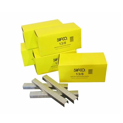 13/8 SIFCO® 8mm Galvanised Staples 5,000pcs/box