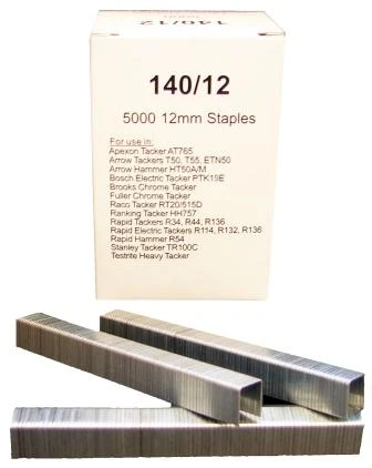 140/12 SIFCO® 12mm Galvanised Staples 5,000pcs/box