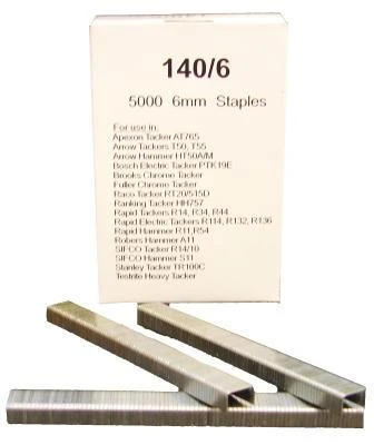 140/6 SIFCO® 6mm Galvanised Staples 5,000pcs/Box