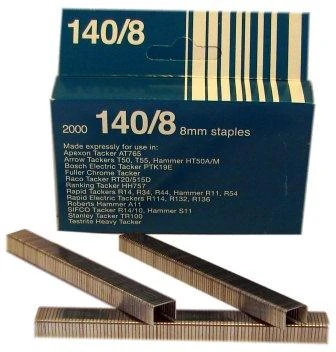 140/8-2M SIFCO® 8mm Galvanised Staples 2,000pcs/Box