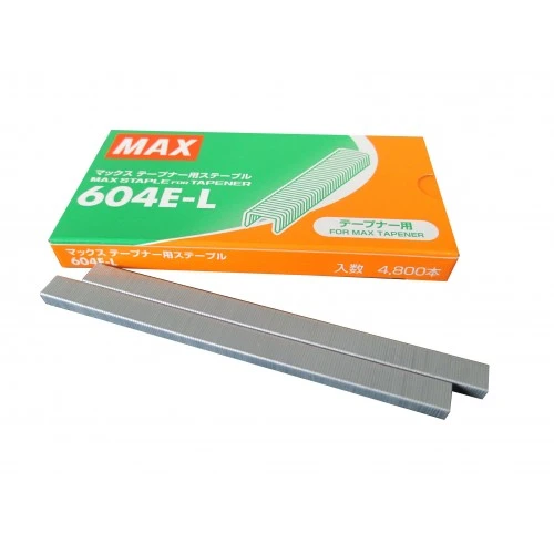 604E-L MAX® 5mm Galvanised Tapener Staples 4,800pcs/Box