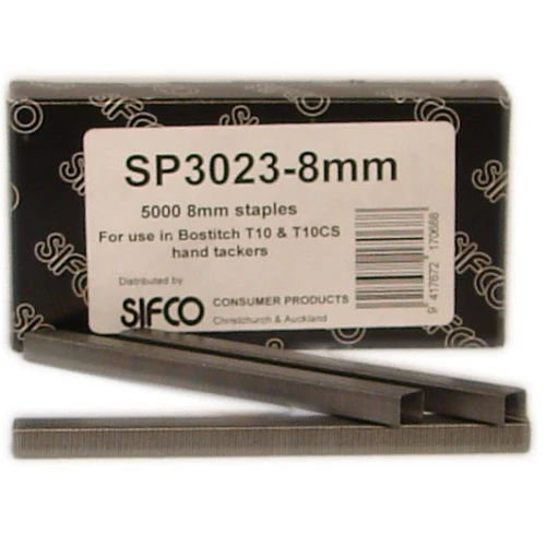 SP3023-8MM SIFCO® 8mm Galvanised Staples 5,000pcs/Box
