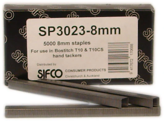 SP3023-8MM SIFCO® 8mm Galvanised Staples 5,000pcs/Box