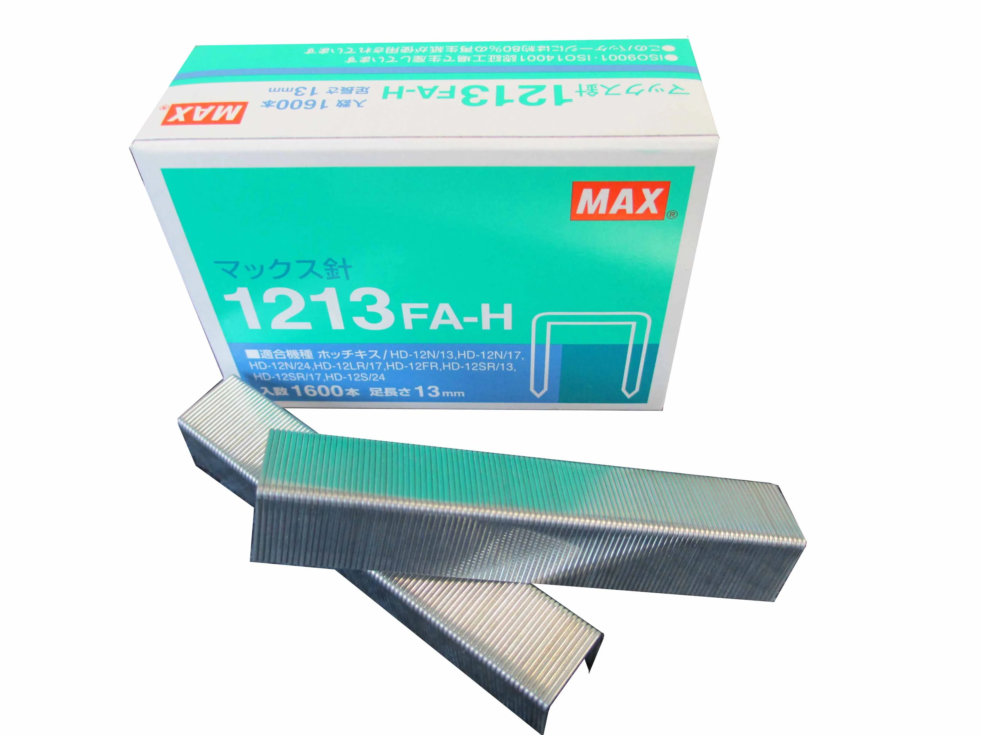 1213FA-H MAX® 13mm Heavy Duty Office Staples 1,600pcs/box