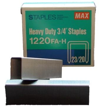 1220FA-H MAX® 20mm Heavy Duty Office Staples 1,000pcs/box