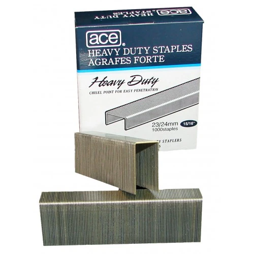 23/24-1M ACE 24mm Heavy Duty Office Staples 1,000pcs/Box