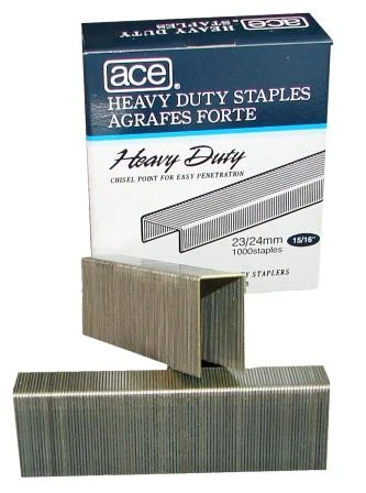 23/24-1M ACE 24mm Heavy Duty Office Staples 1,000pcs/Box