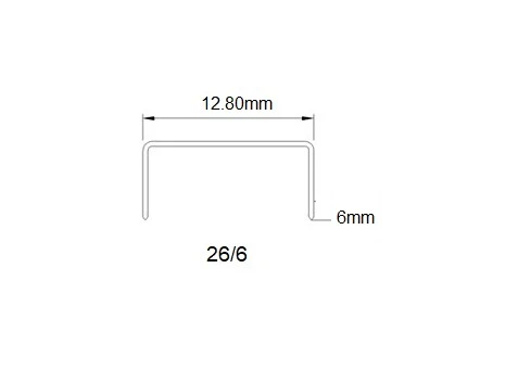 26/6 SIFCO® 6mm Galvanised Office Staples 5,000pcs/Box