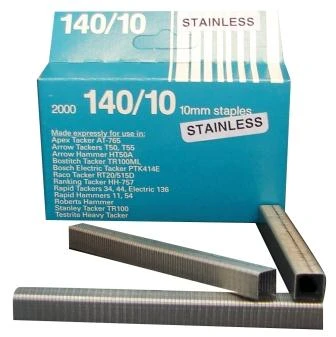 140/10SS-2M SIFCO® 10mm Stainless Staples 2,000pcs/box