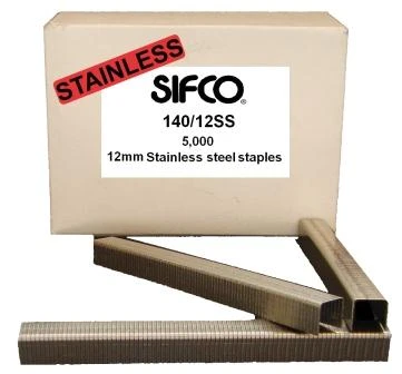 140/12SS SIFCO® 12mm Stainless Staples 5,000pcs/box