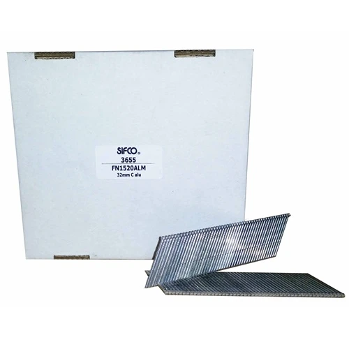 FN1520ALM SIFCO® 32mm 15Ga. Aluminium Angle Brad Nails 3655pcs/box