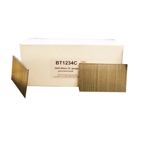 BT1234C SIFCO® 50mm C50 16 Gauge Galvanised Brad Nails 5,000pcs/Box