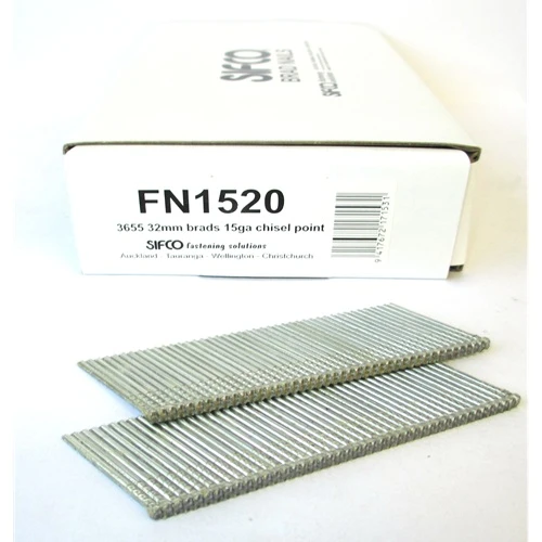 FN1520 SIFCO® 32mm 15Ga. Galvanised Angle Brad Nails 3655pcs/box