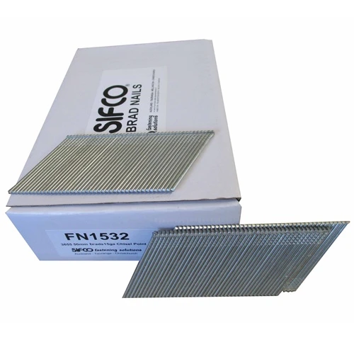 FN1532 SIFCO® 50mm 15Ga. Galvanised Angle Brad Nails 3655pcs/box