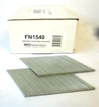 FN1540 SIFCO® 64mm 15Ga. Galvanised Angle Brad Nails 3655pcs/box