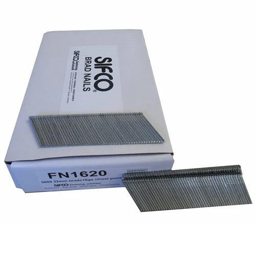 FN1620 SIFCO® 32mm 16Ga. Galvanised Angle Brad Nails 5000pcs/box