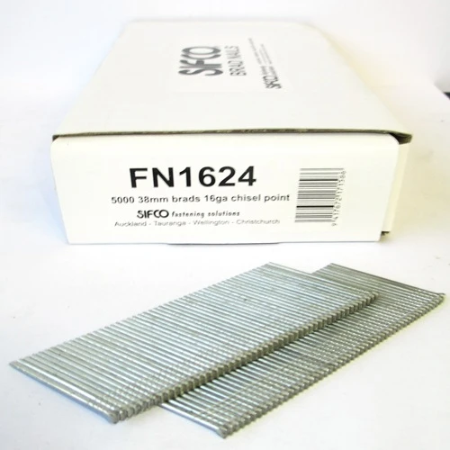 FN1624 SIFCO® 38mm 16Ga. Galvanised Angle Brad Nails 5000pcs/box