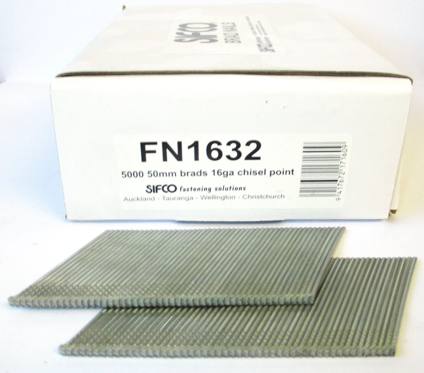 FN1632 SIFCO® 50mm 16Ga. Galvanised Angle Brad Nails 5000pcs/box