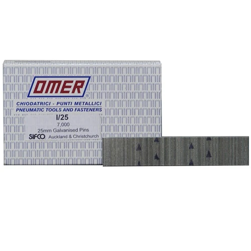 I/25 OMER® 25mm 18 Gauge Headless Brad