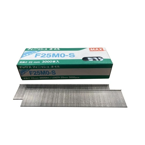 F25M0-S MAX® 25mm C125 18 Gauge Stainless Brads 3,000pcs/box