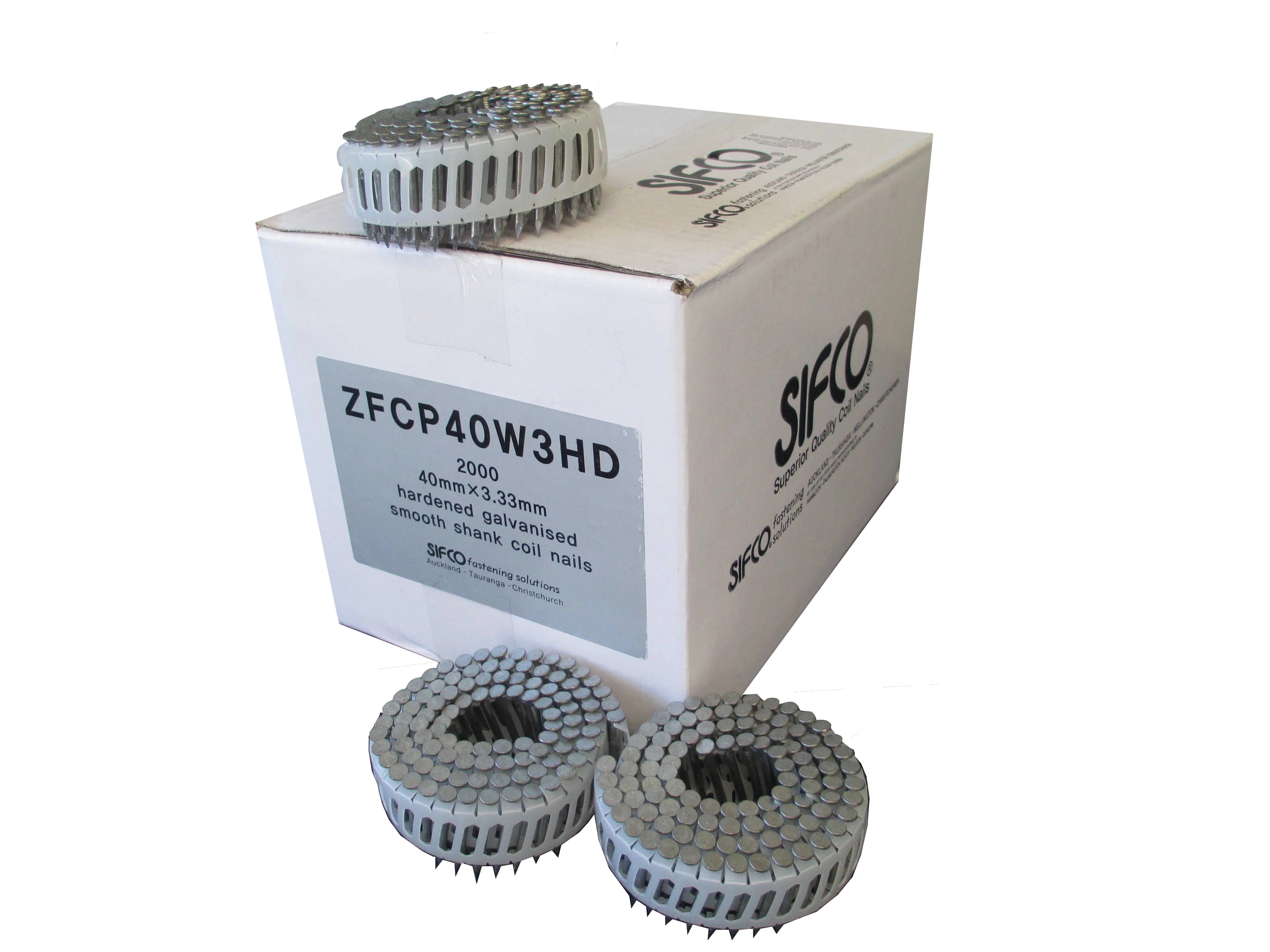 ZFCP40W3HD SIFCO® 40mm x 3.30mm Galvanised Metal Connector Coil Nails