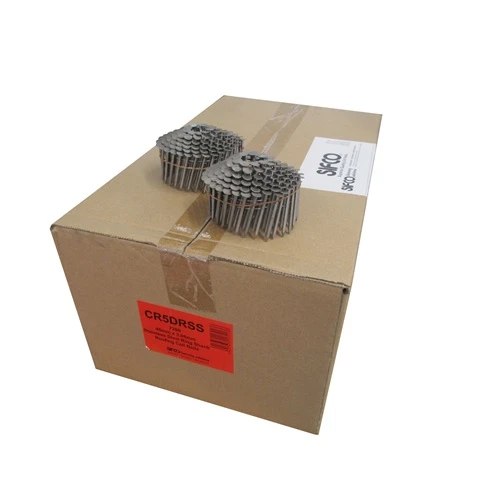 CR5DRSS SIFCO® 45mm Stainless Steel Ring Shank Roofing Coil Nails 7,200pcs/box