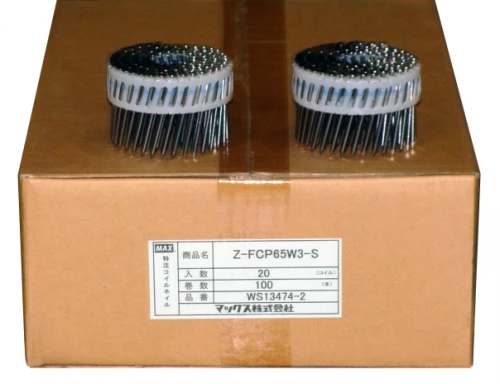 ZFCP65W3SS MAX® 65mm x 3.30mm Stainless Metal Connector Coil Nails