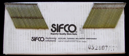 S75R306HDGAL SIFCO® 75mm Hot Dip Galvanised Ring Shank Stick Nails 2,000pcs/box