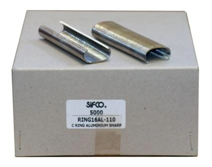 16AL-110 SIFCO® 16mm Aluminium C-Rings 5,000pcs/Box