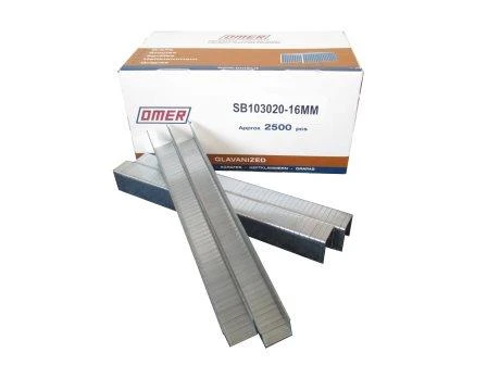 SB103020-16MM OMER® 16mm Carton Staples 2,500pcs/box