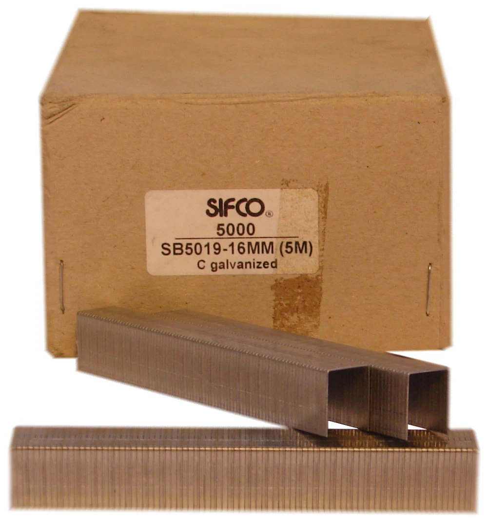 SB5019-16MM SIFCO® 16mm Carton Staples 5,000pcs/box