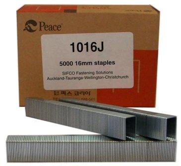 1016J SIFCO® 16mm Galvanised Industrial Staples 5,000pcs/box