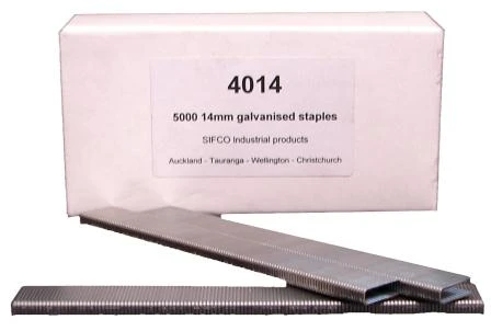 4014 SIFCO® 14mm Galvanised Industrial Staples 5,000pcs/Box