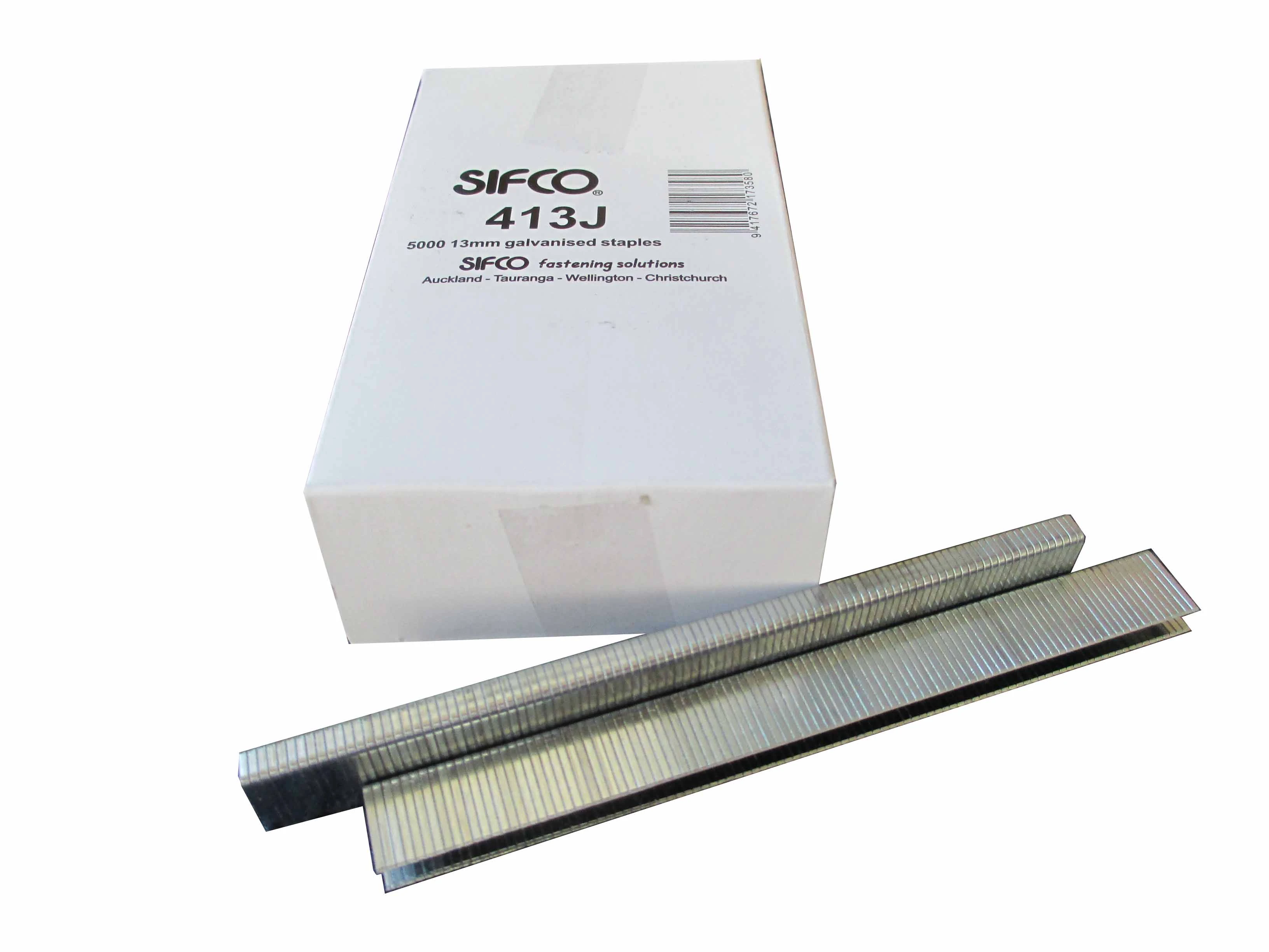 413J SIFCO® 13mm Galvanised Industrial Staples 5,000pcs/Box