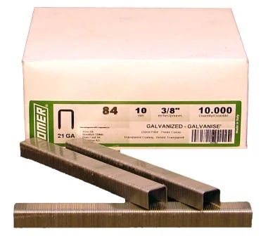 84/10-18M OMER® 10mm Galvanised Industrial Staples 18,000pcs/Box