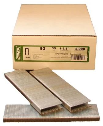 92/35-5M OMER® 35mm Galvanised 18Ga. Industrial Staples for use in Air Staplers 5,000pcs/Box