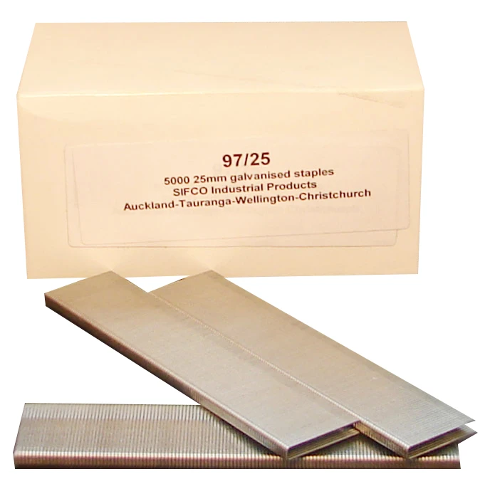 97/25-5M SIFCO® 25mm Galvanised Staples 5,000pcs/Box
