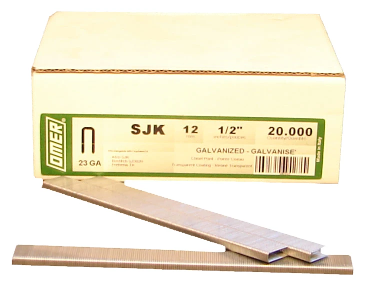 SJK/12-20M OMER® 12mm Galvanised Staples 20,000pcs/box