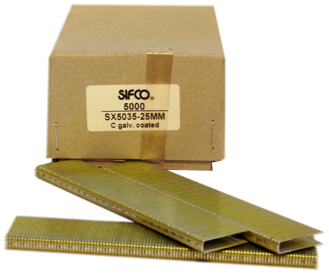 SX5035-25MM SIFCO® 25mm Galvanised Staple for use in Bostitch T40SX air stapler