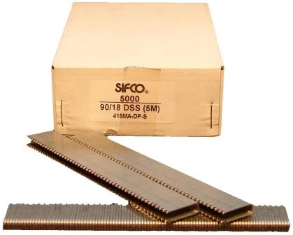 418MA-DP-S SIFCO® 18mm Stainless Steel 18Ga. Divergent Point Staples for use in Air Staplers 5,000pcs/Box