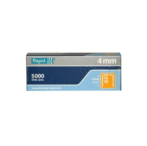 13/4 RAPID 4mm Galvanised Staples 5,000pcs/box