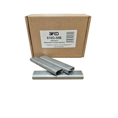 616G-50B SIFCO® 14mm Galvanised Blunt C-Rings 2,500pcs/Box