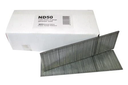 ND50 SIFCO® 50mm 14Ga. Galvanised Brad 2,500pcs/box